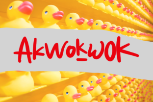 Akwokwok: A Playful Display Font That Sticks in Fast-Scrolling Feeds