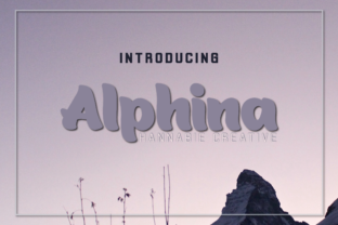 Alphina: A Display Font That Feels Like a Design Collaboration