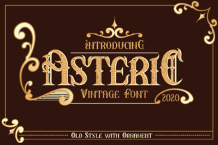 Asteric: A Vintage Display Font That Builds Real Brand Trust