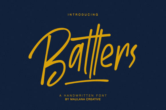 Batllers: A Display Font That Makes Your Brand Feel Handcrafted & Real