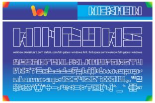 Big Windows Font for Creative Projects