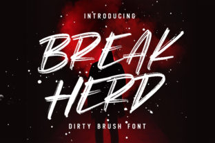 Break Herd: A Bold Display Font