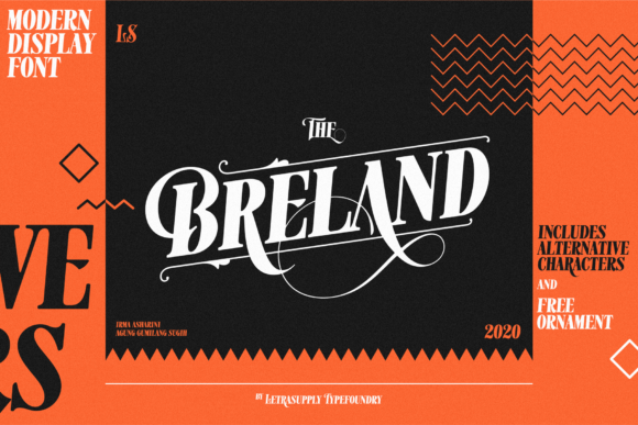 Breland: A Bold Display Font for Web Design
