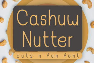 Cashuw Nutter: A Playful Display Font
