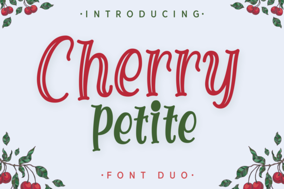 Cherry Petite: A Bold Display Font