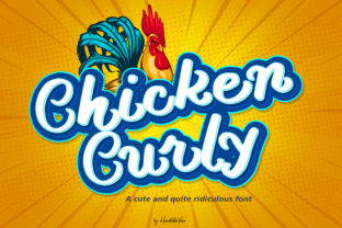 Chicken Curly: A Playful Typeface for Creative Projects