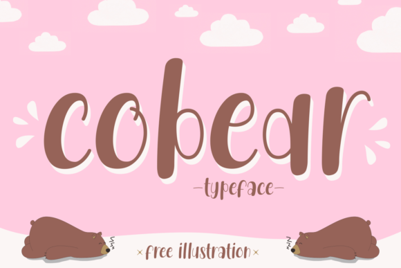 Cobear: A Bold Display Font for Creative Projects