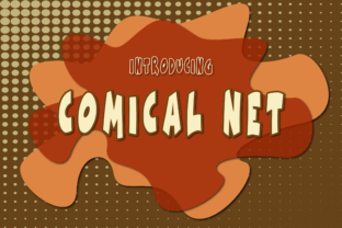 Comical Net: A Friendly Display Font for Handmade Brands