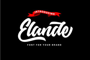 Elande: A Creative Display Font
