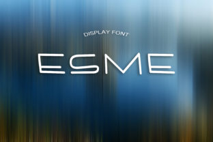 Esme: A Clean Display Font with Minimalist Elegance