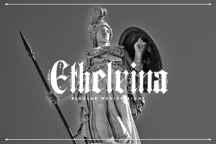 Ethelvina: A Display Font with Medieval Soul and Modern Editorial Clarity