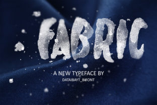 Fabric Display Font for Handmade Labels & Printables