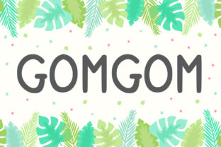 Gomgom: A Magical Display Font