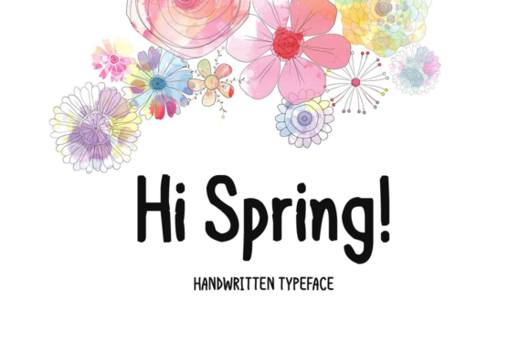 Hi Spring: A Happy Font for Web Design
