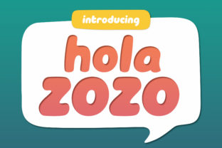 Hola Zozo: A Playful Display Font with Editorial Warmth