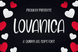 Lovanica: A Romantic Display Font That Makes Love Visible