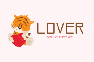 Lover Display Font for Handmade Labels & Invitations
