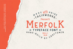 Merfolk: A Vintage Display Font That Commands Attention