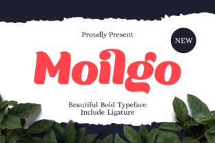 Moilgo: A Bold Display Font for Editorial Design