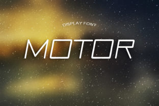 Motor Font for Business Branding
