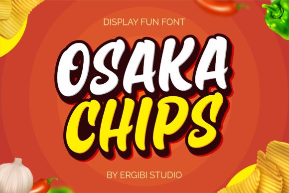 Osaka Chips Font for Bold Branding