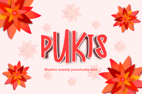 Pukis: A Bold Display Font