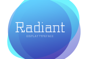 Radiant: A Bold Display Font for Creative Projects