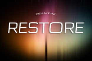 Restore Font: Elegant Display Type