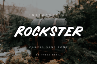 Rockster: A Bold, Friendly Display Font for Handmade Makers