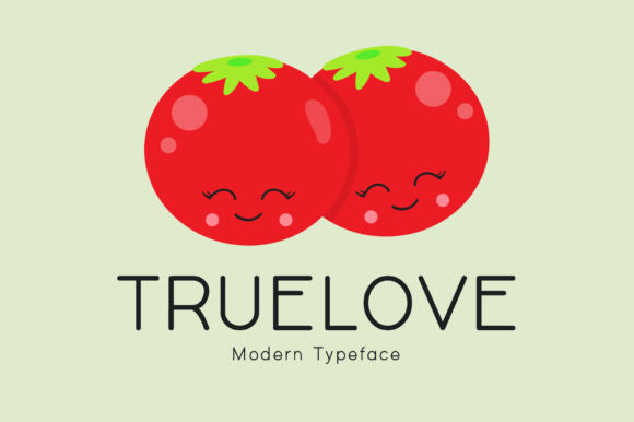 Truelove: A Romantic Font for Business